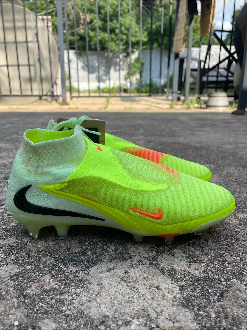 Nike Phantom 6 High Elite FG Hyper Crimson Limelight 4.5M/6W NEW!